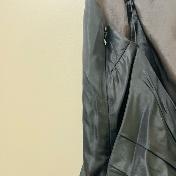 Laundry By Shelli Segal Elegant Black Strapless Dress - Picture 7 of 11